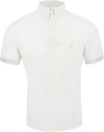 Produktbild von Equithème Reitshirt Polo für Damen in Weiß XL aus Polyamid