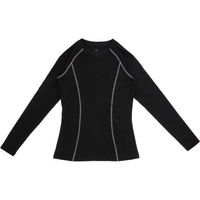 Produktbild von Equithème Reitshirt Stella Je t'aime Damen aus Bio-Baumwolle Schwarz XL