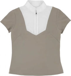 Produktbild von Equithème Reitshirt Tokyo Damen Weiß Grau Beige Nylon Größe S