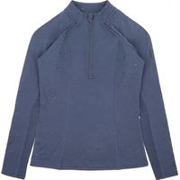 Produktbild von Equithème Reitshirt Unterziehtrikot für Damen aus Polyester in Blau Silber Größe XL wasserabweisend
