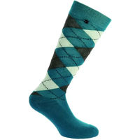 Produktbild von Equithème Reitsocken Argyle aus Baumwolle Unisex Blau Türkis Größe 39/41