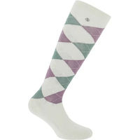 Produktbild von Equithème Reitsocken Argyle aus Baumwolle Unisex Grau Bunt Größe 35/38