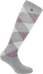 Produktbild von Equithème Reitsocken Argyle aus Baumwolle Unisex Grau Bunt Größe 35/38