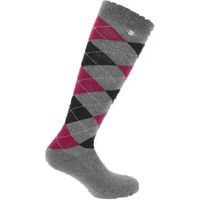 Produktbild von Equithème Reitsocken Argyle aus Baumwolle Unisex Grau Bunt Größe 42/45