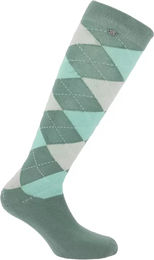 Produktbild von Equithème Reitsocken Argyle aus Baumwolle Unisex Grün Bunt Größe 39/41