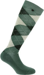 Produktbild von Equithème Reitsocken Argyle aus Baumwolle Unisex Grün Größe 35/38