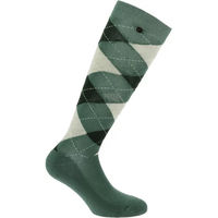 Produktbild von Equithème Reitsocken Argyle aus Baumwolle Unisex Grün Größe 35/38