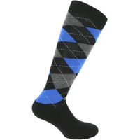 Produktbild von Equithème Reitsocken Argyle aus Baumwolle Unisex Schwarz Bunt Größe 42/45