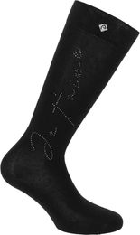 Equithème Reitsocken Damen Cassis Schwarz Größe 40-42 – Bild 1 von 2