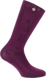 Equithème Reitsocken Je t'aime Cassis Lila Unisex Größe 37/39 – Bild 1 von 1