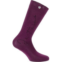 Produktbild von Equithème Reitsocken Je t'aime Cassis Lila Unisex Größe 37/39