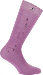 Equithème Reitsocken Je t'aime Cassis Unisex Rosa Lila Größe 37/39 – Bild 1 von 1