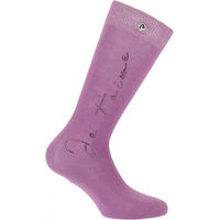 Produktbild von Equithème Reitsocken Je t'aime Cassis Unisex Rosa Lila Größe 37/39