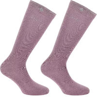 Produktbild von Equithème Reitsocken Je t'aime für Damen in Rosa/Lila Größe 34-36