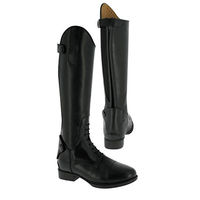 Produktbild von Equithème Reitstiefel für Kinder aus Leder schwarz Größe 33
