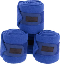 Produktbild von Equithème Reitstreifen Gamaschen aus Polyester Blau 4er Pack