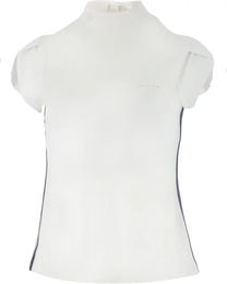 Produktbild von Equithème Reitturnier-Poloshirt Damen Ocala Weiß