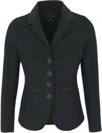 Produktbild von Equithème Reitturnierjacke für Damen in Schwarz aus Nylon Größe 40