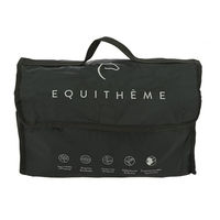 Produktbild von Equithème RiderCoat Wasserdichter Reitmantel aus Nylon für Damen und Herren in Schwarz Größe S