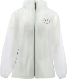 Equithème Saigon Wasserdichte Damen Reitjacke aus Polyester in Weiß Größe L – Bild 1 von 9