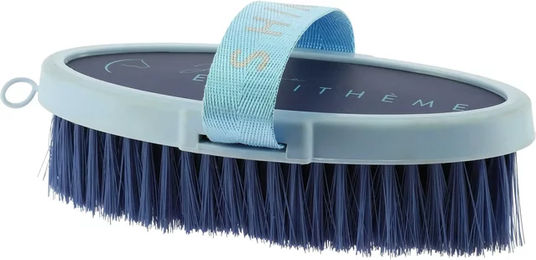 Produktbild von Equithème Sanfte Bürste aus Stoff in Lila oder Blau
