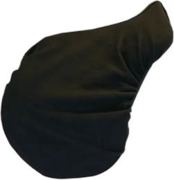 Equithème Sattelbezug aus Polarfleece für Warmblut in Schwarz – Bild 1 von 2