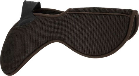 Equithème Sattelpad Pro Series Air-Mesh-Stoßdämpfer für Warmblut Pferde in Braun – Bild 1 von 3
