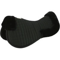 Produktbild von Equithème Sattelpad Teddy Schwarz für Warmblut aus Polyester