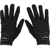 Produktbild von Equithème Savage Reithandschuhe Unisex Schwarz mit Elasthan Größe L