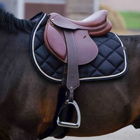 Produktbild von Equithème Schabracke Classic für Warmblut in Grün aus Polyester