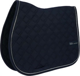 Equithème Schabracke Mirror Je T Aime für Pferde in Silber und Blau aus Polyester – Bild 1 von 2