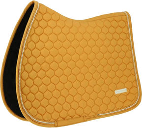 Equithème Schabracke Opal für Warmblut Pferde aus Polyester in Beige oder Gelb – Bild 1 von 2