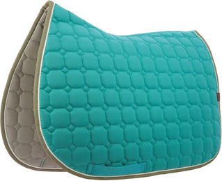 Equithème Schabracke Orion für Warmblut in Weiß-Grau aus Polyester – Bild 1 von 10
