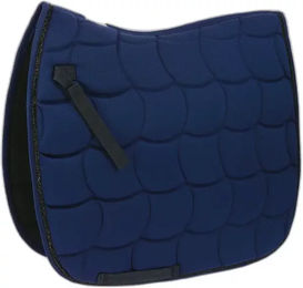 Equithème Schabracke Satin Dressur für Pferde in Marineblau – Bild 1 von 7