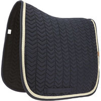 Produktbild von Equithème Schabracke Softy Dressur für Warmblut in Schwarz oder Grün aus Polyester