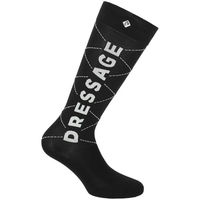 Produktbild von Equithème Serpentine Dressage Damensocken Schwarz EU 37-39