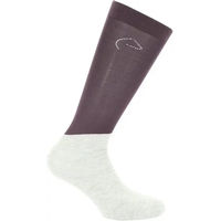 Produktbild von Equithème Shiny Reitsocken aus Baumwolle Unisex Rot Größe 31/34 2er Pack
