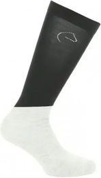 Produktbild von Equithème Shiny Reitsocken aus Baumwolle Unisex Schwarz Größe 31/34 2er Pack