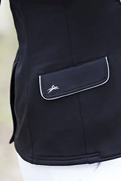 Equithème Soft Classic Reitjacke für Herren in Schwarz wasserabweisend aus Polyester – Bild 1 von 2