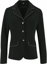 Produktbild von Equithème Soft Classic Turnierreiterjacke für Herren in Schwarz aus wasserabweisendem Polyester
