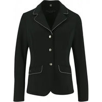 Produktbild von Equithème Soft Classic Turnierreiterjacke für Herren in Schwarz aus wasserabweisendem Polyester
