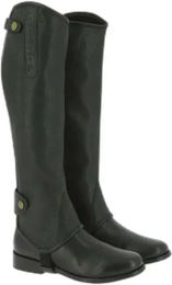 Equithème Soft Minichaps für Damen aus Leder in Schwarz Größe S – Bild 1 von 2