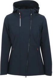 Produktbild von Equithème Softshell-Reitjacke für Damen in Lila wasserdicht aus Polyester Größe XS