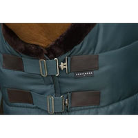 Produktbild von EquiTheme Stalldecke Teddy grün/braun 155cm