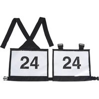 Produktbild von Equithème Startnummernhalter für Reiter aus wasserabweisendem Polyester in Schwarz