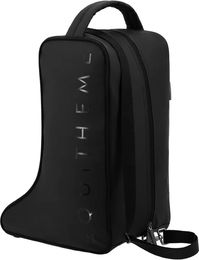 Equithème Stiefeltasche Reiten Basalt Schwarz wasserdicht aus Polyurethan und Polyester – Bild 1 von 1