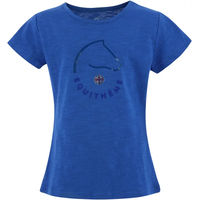 Produktbild von Equithème T-Shirt Claire für Damen aus Baumwolle Blau 8 Jahre