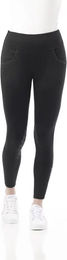 Produktbild von Equithème Tatiana Reithose für Damen und Herren mit Full Grip und wasserabweisender Winterfunktion in Schwarz Größe 42