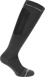 Produktbild von Equithème Technic Reitsocken Unisex aus Polyamid Grau Schwarz Größe 35/38