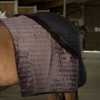 Produktbild von Equithème Teddy Lammfell Stalldecke für Pferde aus Polyester 175 cm